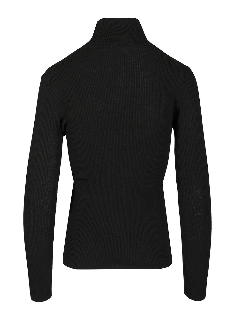 P.A.R.O.S.H. Ribbed Wool Turtleneck Knitwear - Nero | 48e12149185e86b9b1c0453ab5d7ae5f6da75cc0