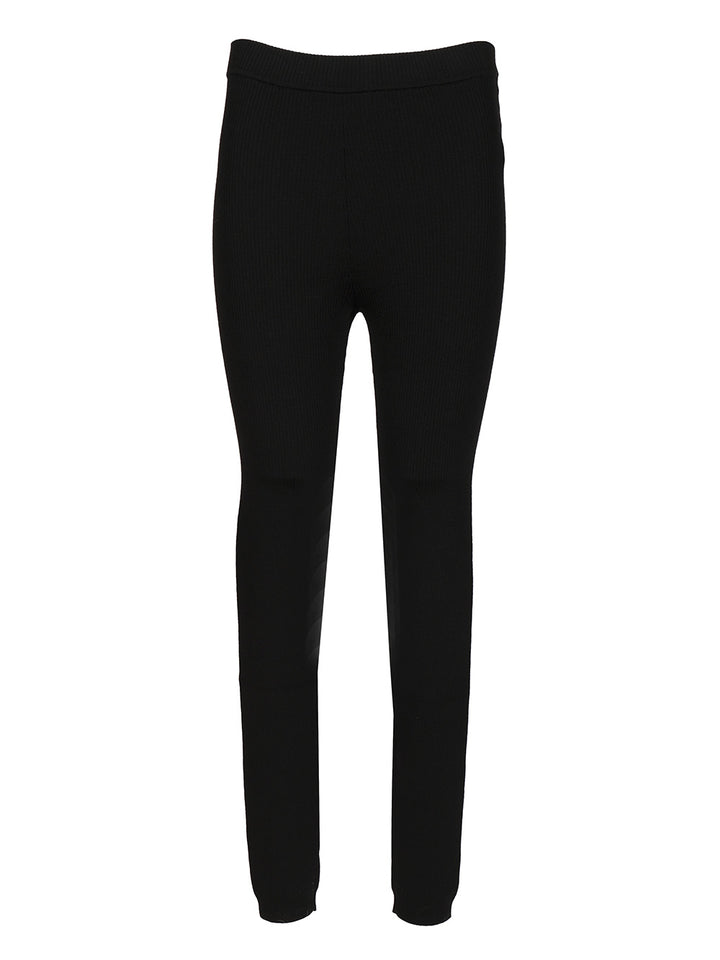 P.A.R.O.S.H. Wool Leggings Trousers - Nero | 8a03069fed6e62a5cbb23dbee66551fb4e90f425