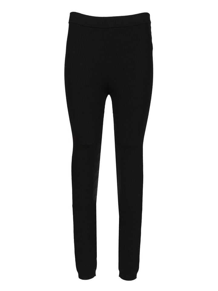 P.A.R.O.S.H. Wool Leggings Trousers - Nero | 4607a39e78cde46b8852129c085d8e3ee7adc131