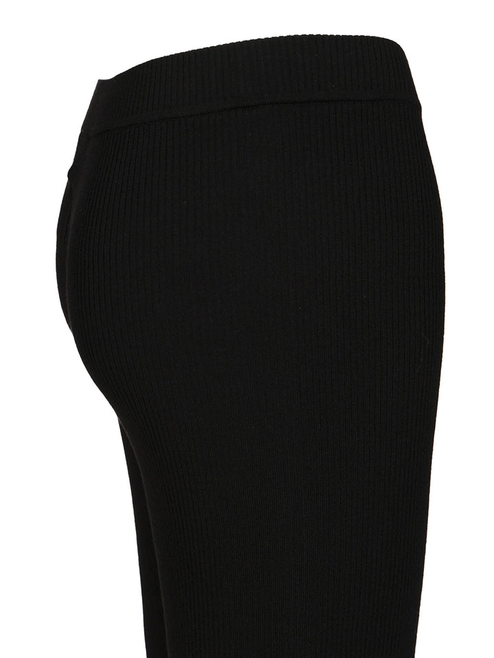 P.A.R.O.S.H. Wool Leggings Trousers - Nero | dc963d44cbca2842716829d2a5d28249ec43da8f