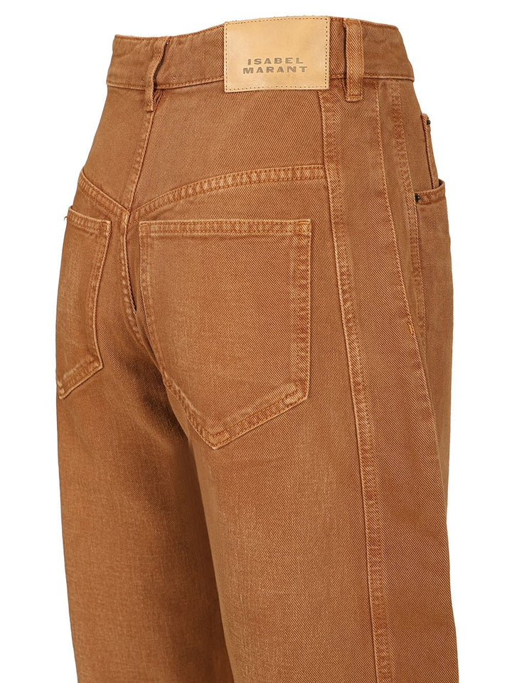 Isabel Marant Oriane Jeans - Giallo | 1a7c3878e6d703e5276426db710b5affa045661a