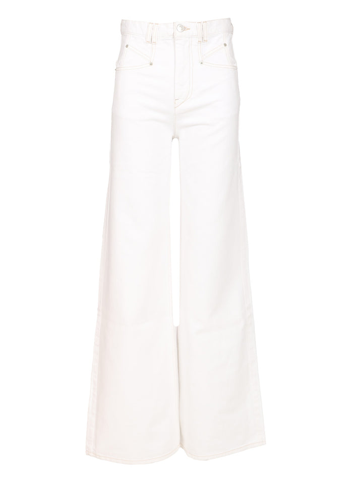Isabel Marant Lemony Trousers - Bianco | e9ad4db77d2892f9231e2175ad6e0c3c8c7efd52