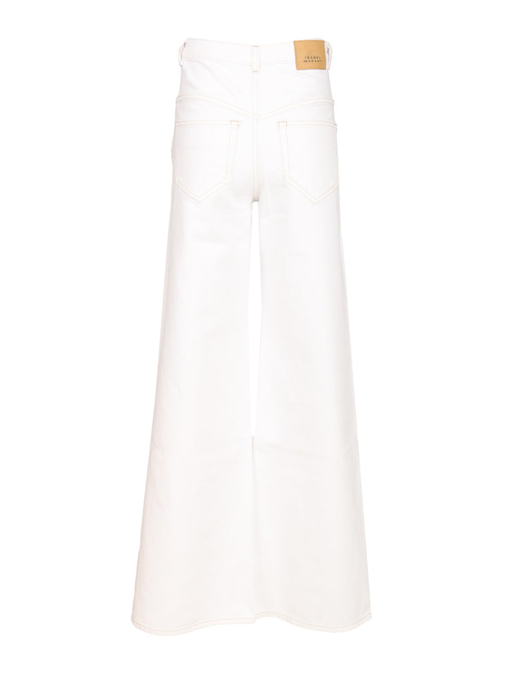 Isabel Marant Lemony Trousers - Bianco | 91f1c8f89d45654f1eae1f1adbde7c5724f1b427