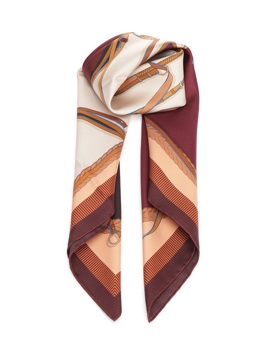90 A Toute Allure Scarves And Foulards Bordeaux