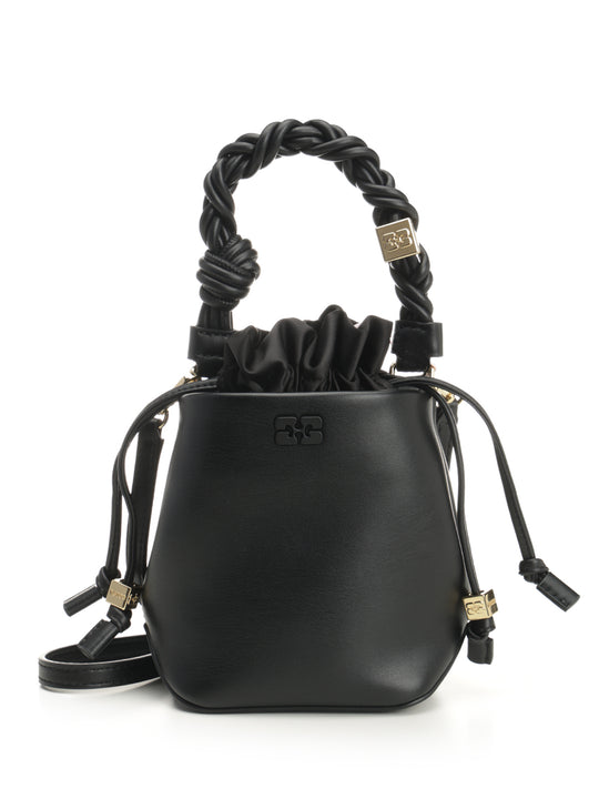 Ganni Bou Handbags Nero