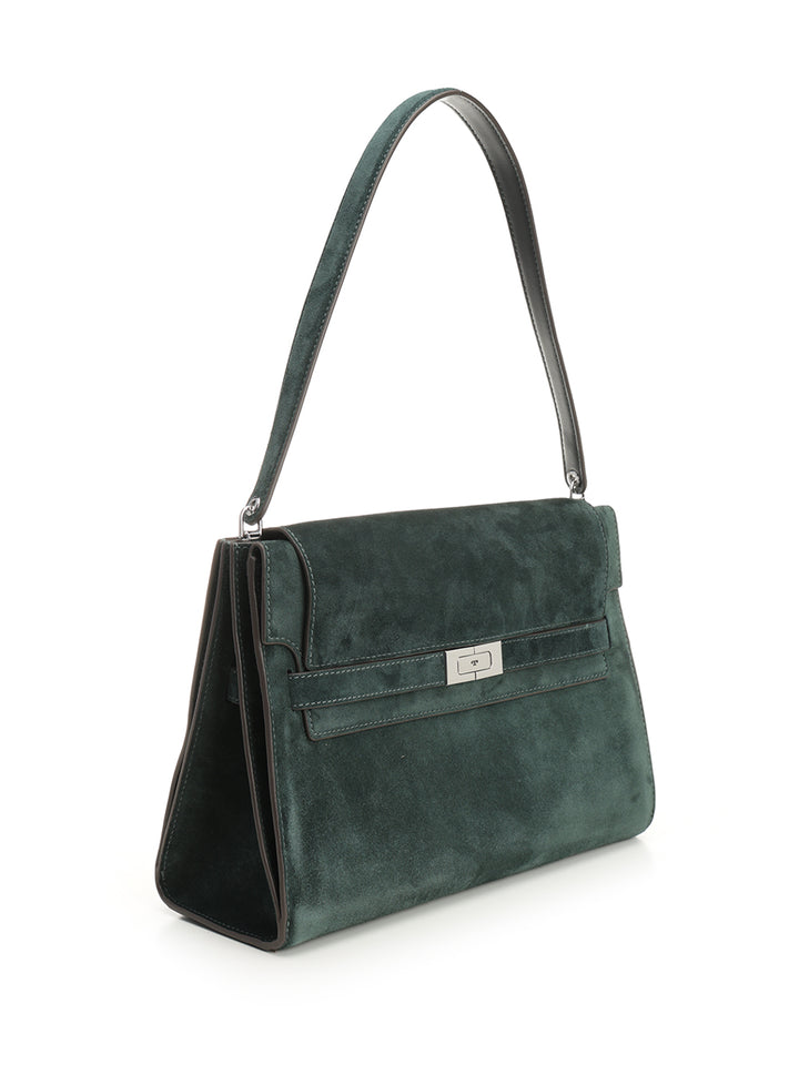 Tory Burch Lee Radziwill Shoulder Bags - Verde | 122cc86d82264bf0c258ccd152a1625d88540514