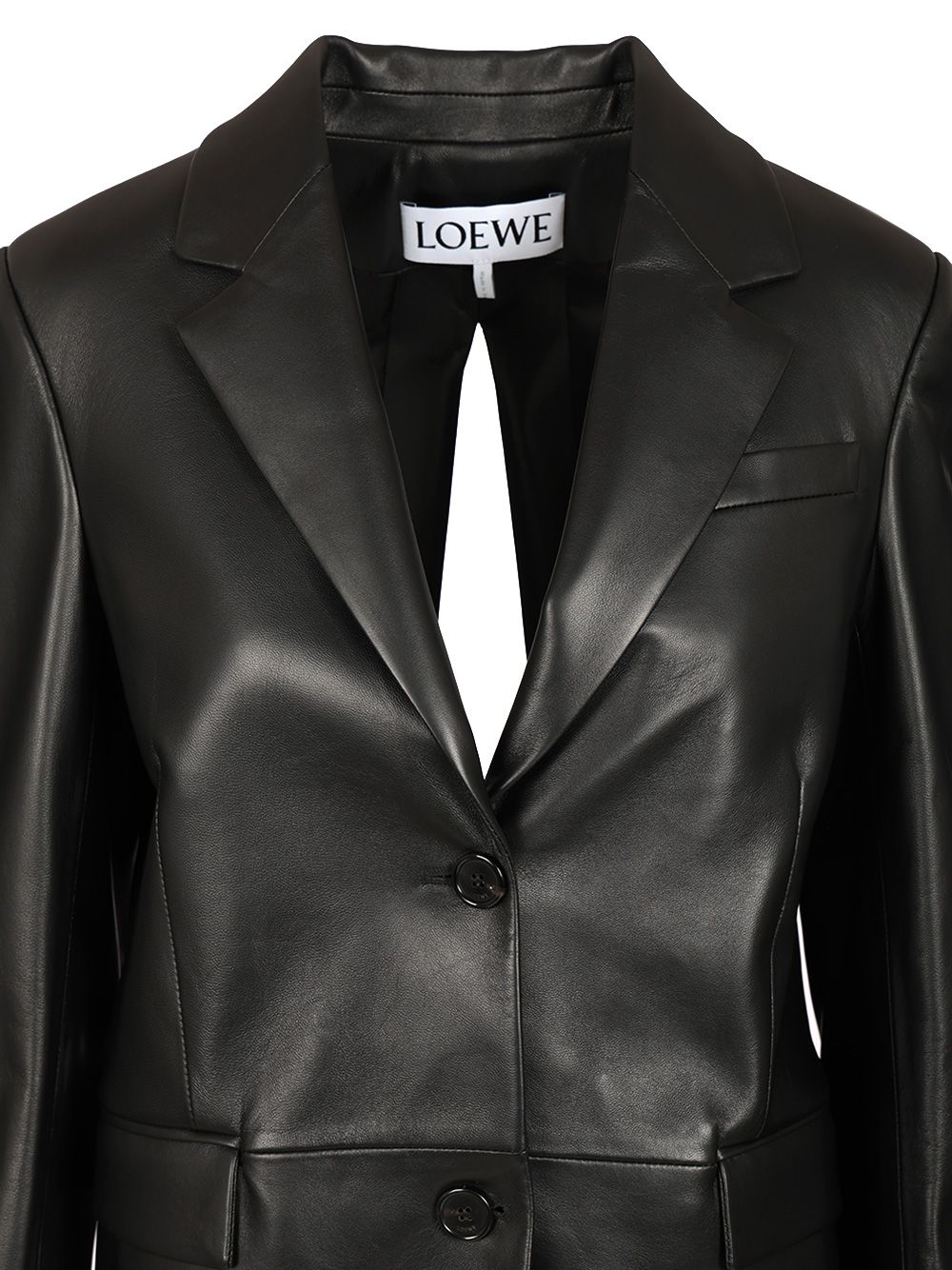 Loewe Lambskin Nappa Jacket Giacche - Nero | 017e23c3ca54ac75d0e2987b20b6f9bed920f23a