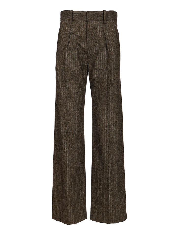 Isabel Marant Lisetta Trousers - Marrone | 356143418c7853c71bf40d9fb7b103524bccf434