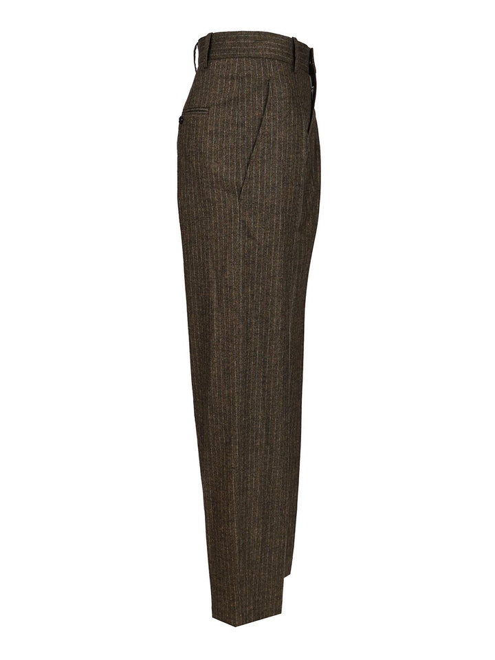 Isabel Marant Lisetta Trousers - Marrone | f1d861b6d6e0e2896342b85086838fab7111be24