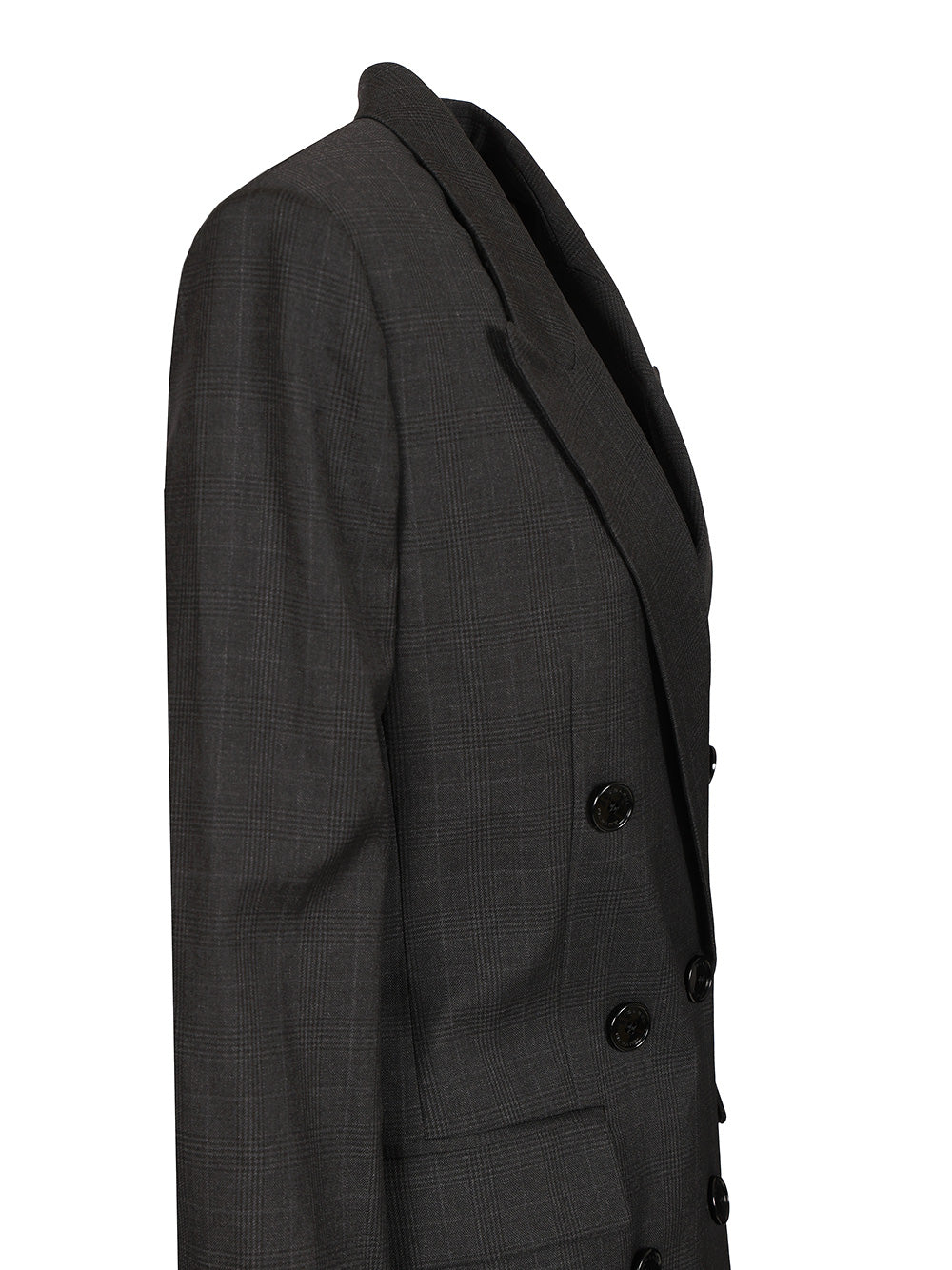 Isabel Marant Jevima Wool Prince Of Wales Suit Jacket Giacche - Grey | dea1204caa61b436135541c69b0ccdb6be275a76