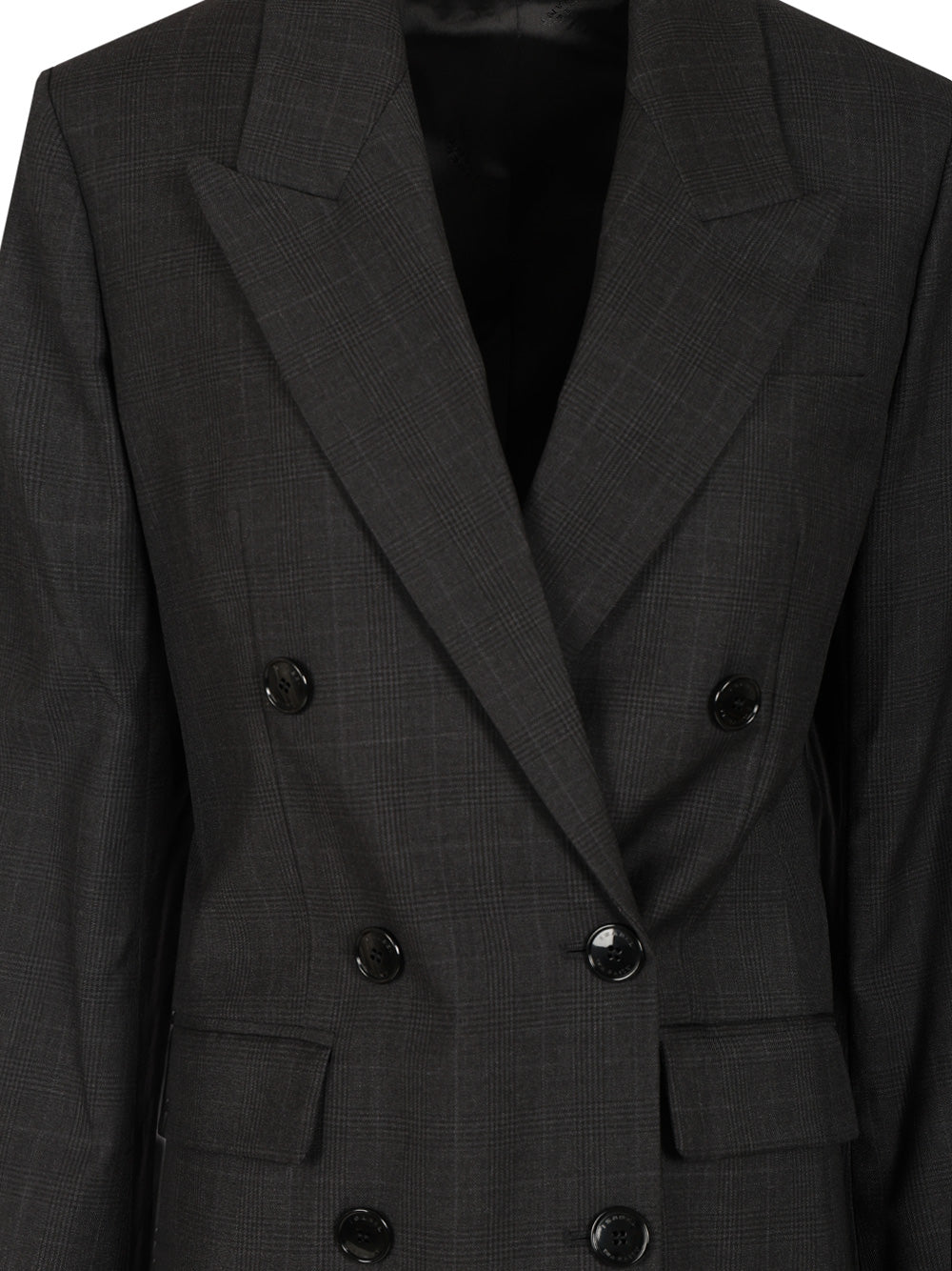 Isabel Marant Jevima Wool Prince Of Wales Suit Jacket Giacche - Grey | 3440c3cd245fa84c654b2af38b07332289b376bd