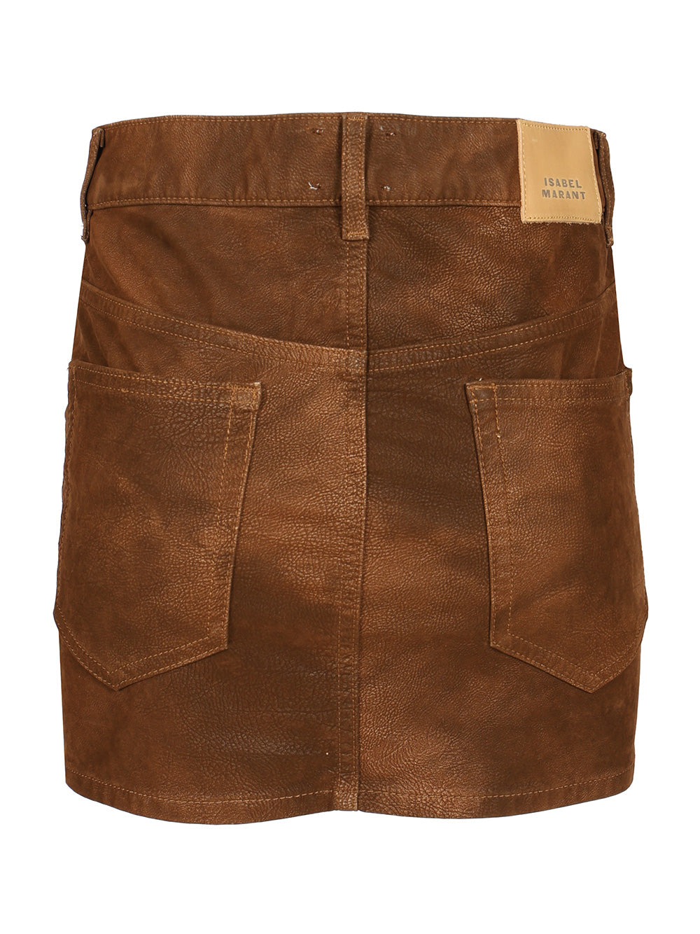 Marant Etoile Kimmy Mini Skirt Gonne - Marrone | faca9743a1bebba0ee9537c8f6105aacf9a32a7c