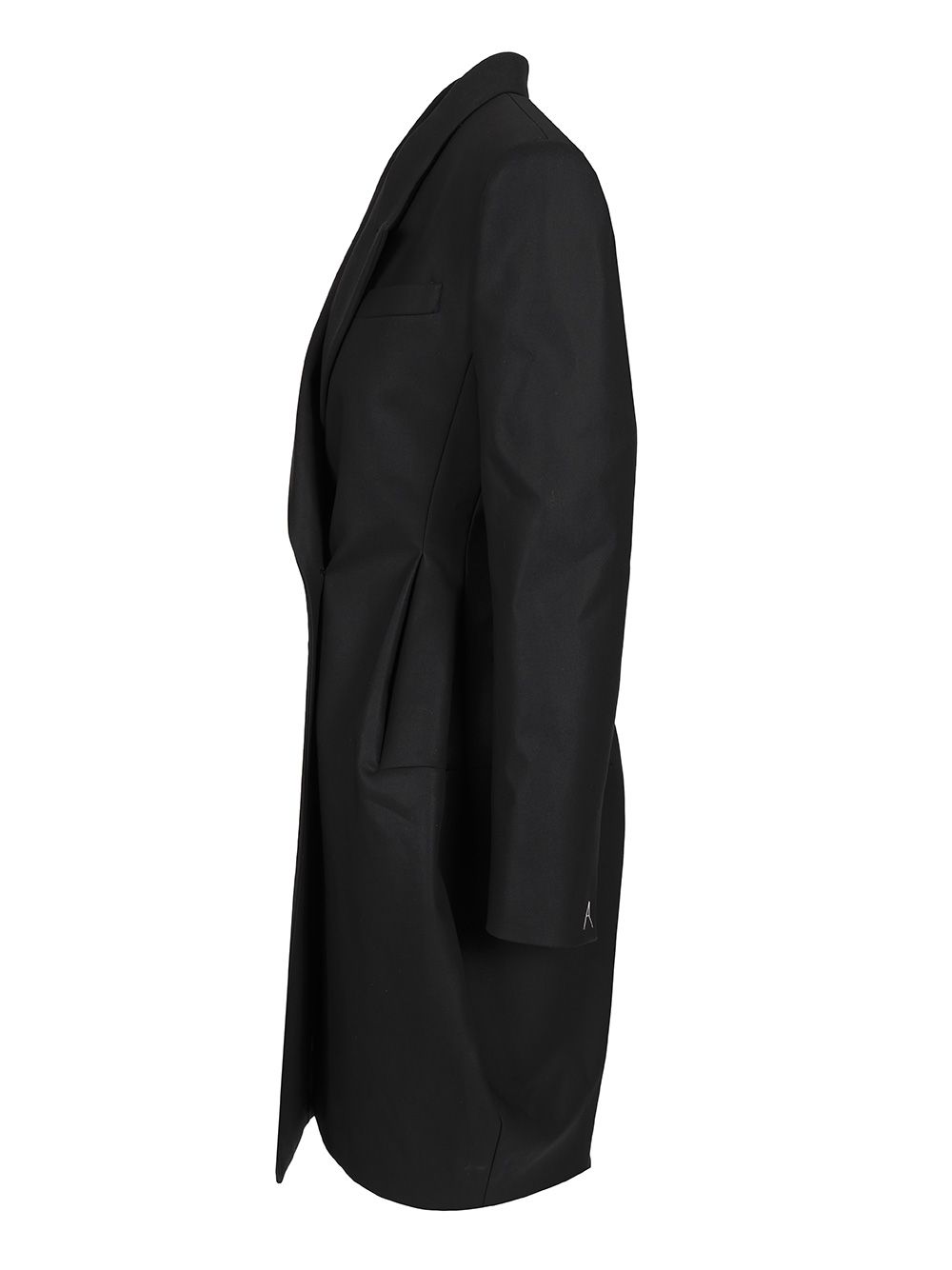 AlaÏA Double-Breasted Rounded Coat Coats - Blu | 66267184ada63470c5f1ac33c467d7cb5736b04d