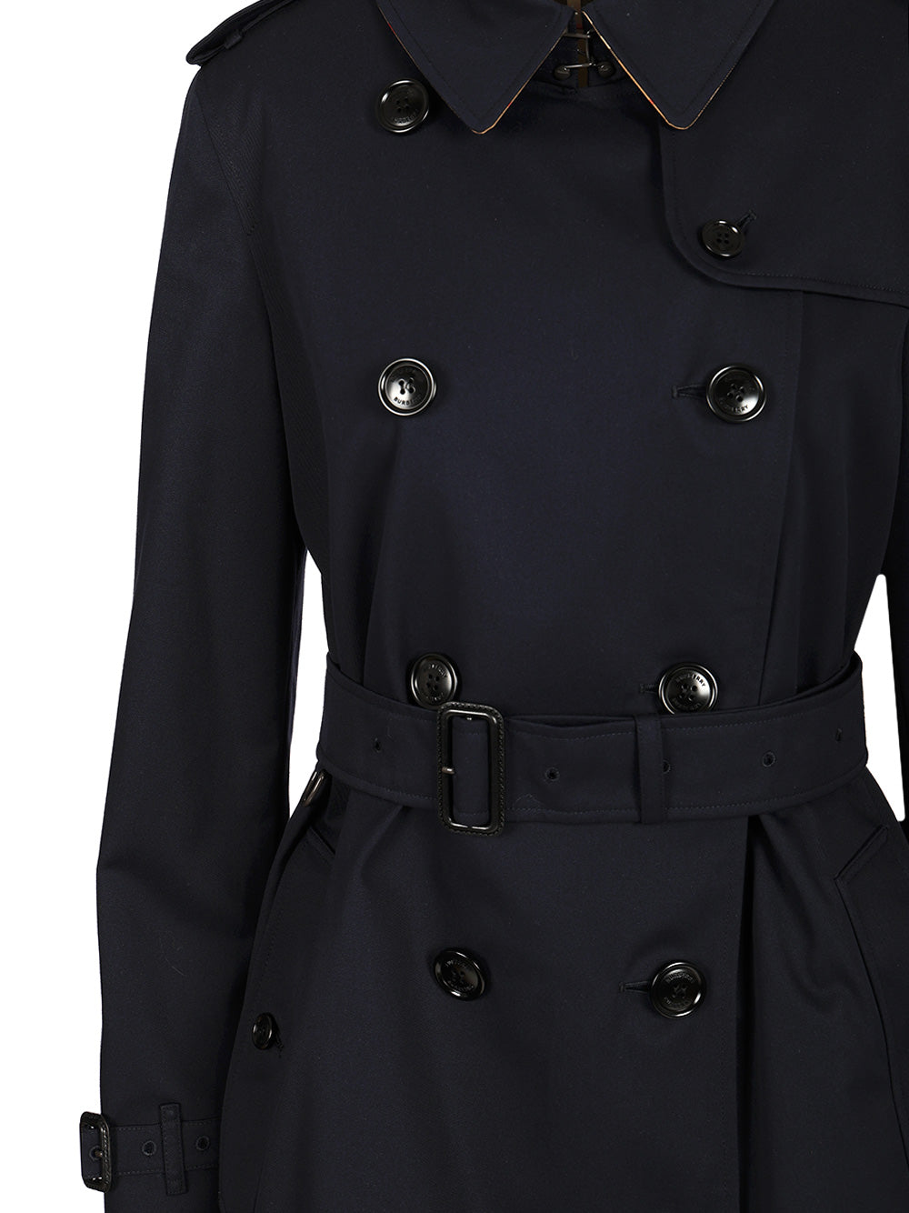 Burberry Heritage Kensington Trench Coat Coats - Blu | 5671819db22748582aaf5055e781b428737dd1d4