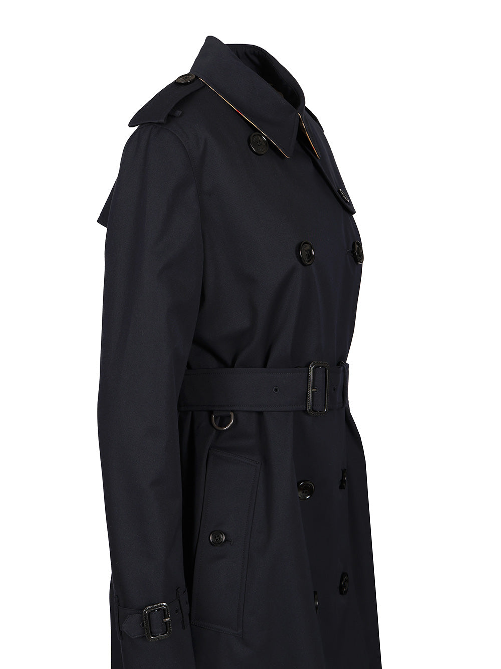 Burberry Heritage Kensington Trench Coat Coats - Blu | 292e9d65bbf94c7bd67ed4c8b216eb3a3195996f