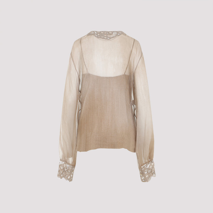 Ermanno Scervino Blouse - Marrone | 737eb6158787b1fd785bf26d0eb033a107af6433