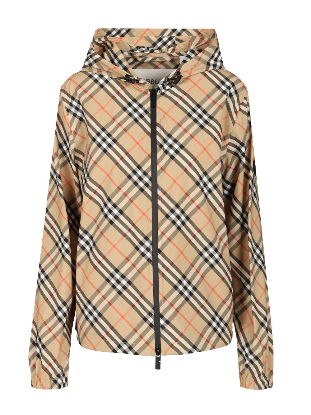 Burberry Jacket In Burberry Check Giacche - Beige | 541332207bb0f10b2b4136d0ff7e971ede3b463d