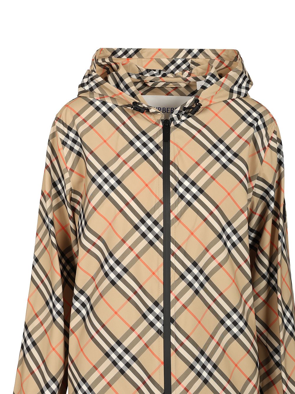 Burberry Jacket In Burberry Check Giacche - Beige | bc02ab061d3ab78dcb0783ed4d0448620b4756ac