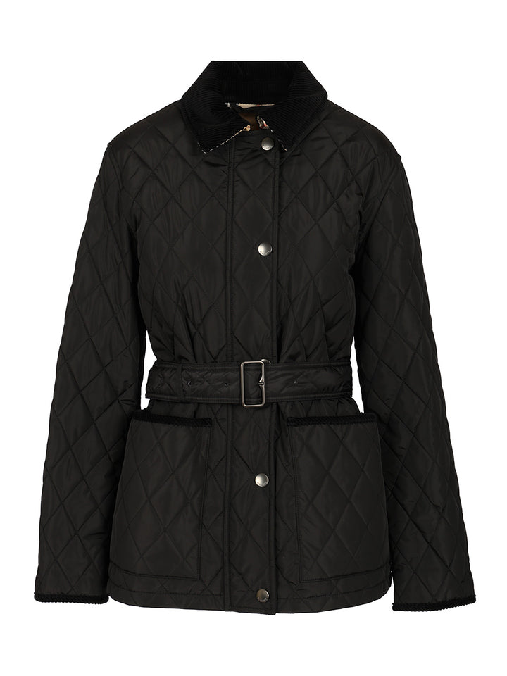 Burberry Nylon Quilted Jacket Giacche - Nero | cf87abdc612d5b1b674c980b26413422cd43482e