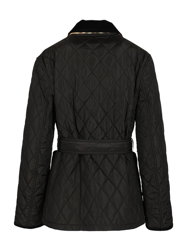 Burberry Nylon Quilted Jacket Giacche - Nero | 780b1815acac907d26b0620b99678c39630b3cff
