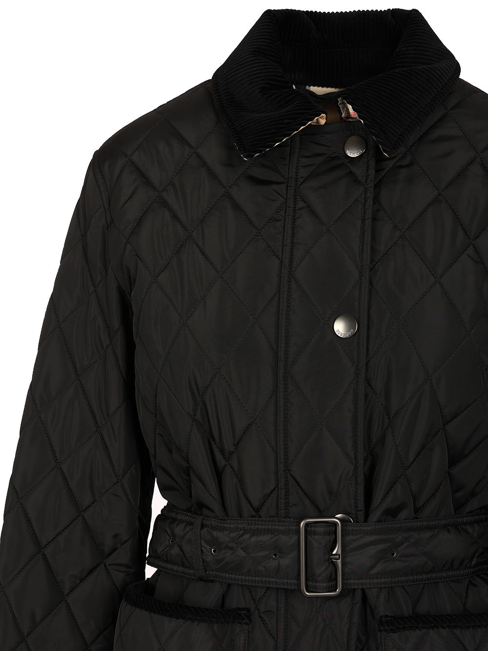 Burberry Nylon Quilted Jacket Giacche - Nero | 03415c0cfb87f8dba72006fcecf5efe7608dc642