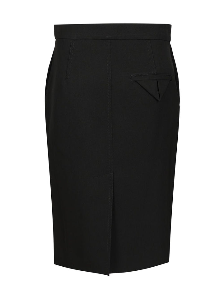 Bottega Veneta Wool Midi Skirt Gonne - Nero | 40dbd6fb59fa0f42c8c0c8fa819767fe75a9ae1e