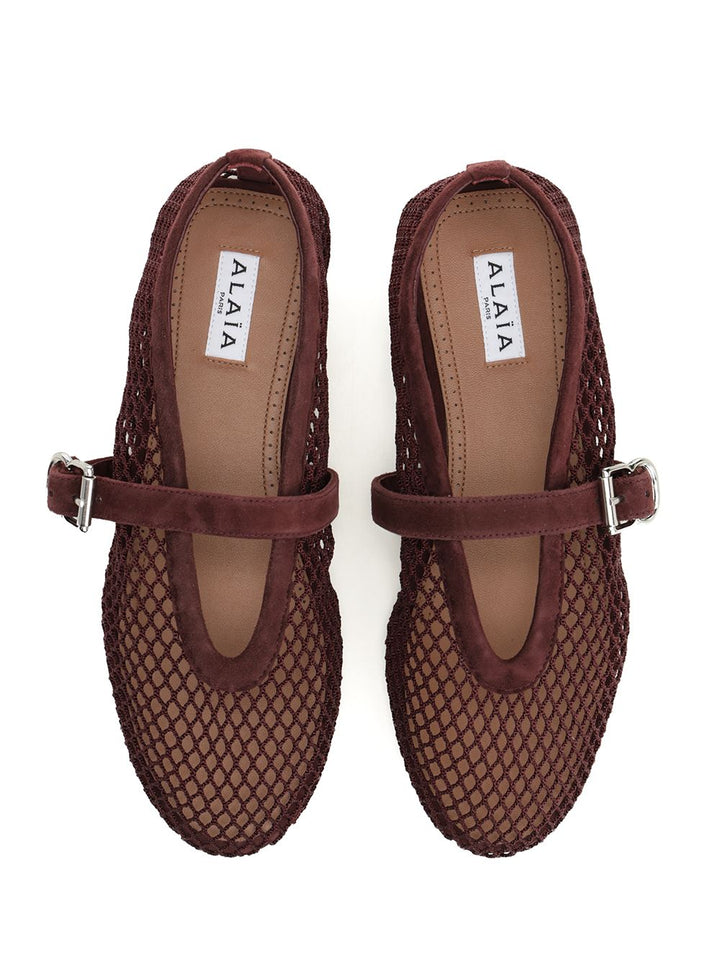 AlaÏA Flat Ballerinas Scarpe basse - Bordeaux | d29a2cdb98eaed9d18f5324245b345714bcf9661