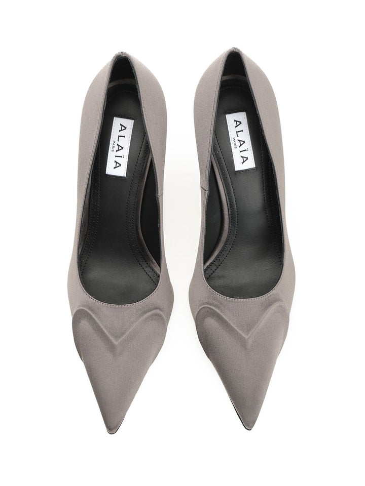 AlaÏA Le Cœur 3d Decollete - Grey | da90a42ad7cd74646bb0dbefeda1757706f16cb6