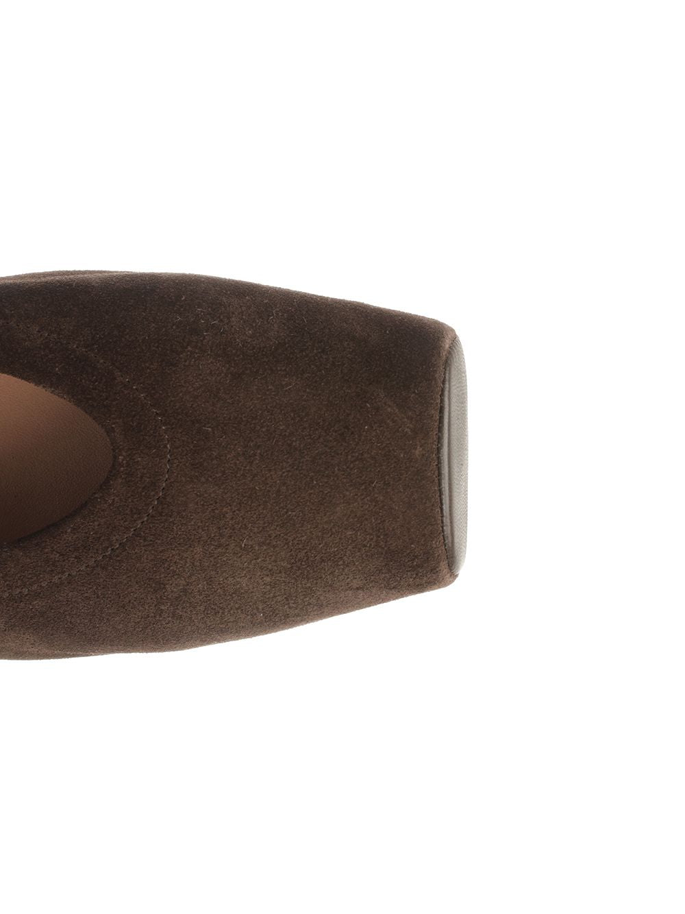 AlaÏA Square-Toe Flat Ballerinas Scarpe basse - Marrone | f25fb3a8b831cdfc926e0d3944c7ecdec919c67b