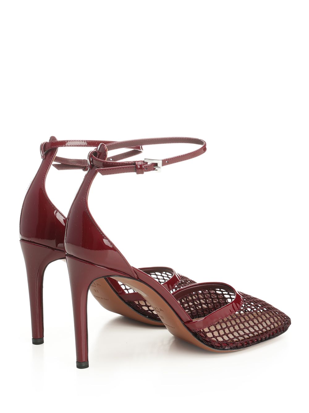 AlaÏA Mesh Decollete - Bordeaux | e4148b82e8e670455c7389276de64b36389f3d96