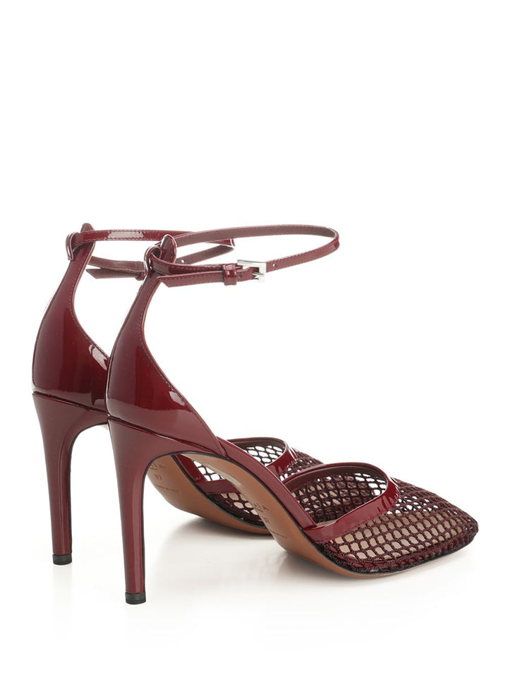 AlaÏA Mesh Decollete - Bordeaux | e4148b82e8e670455c7389276de64b36389f3d96