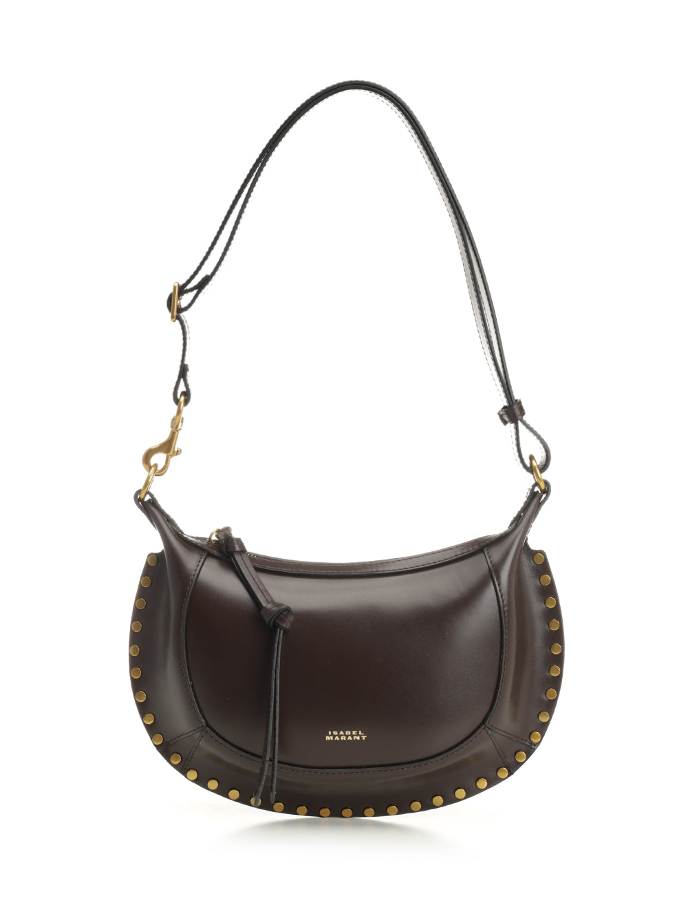 Isabel Marant Oskan Moon Bag Crossbody Bags - Marrone | a023272a6e994d3424baf6b72492d18728e50633
