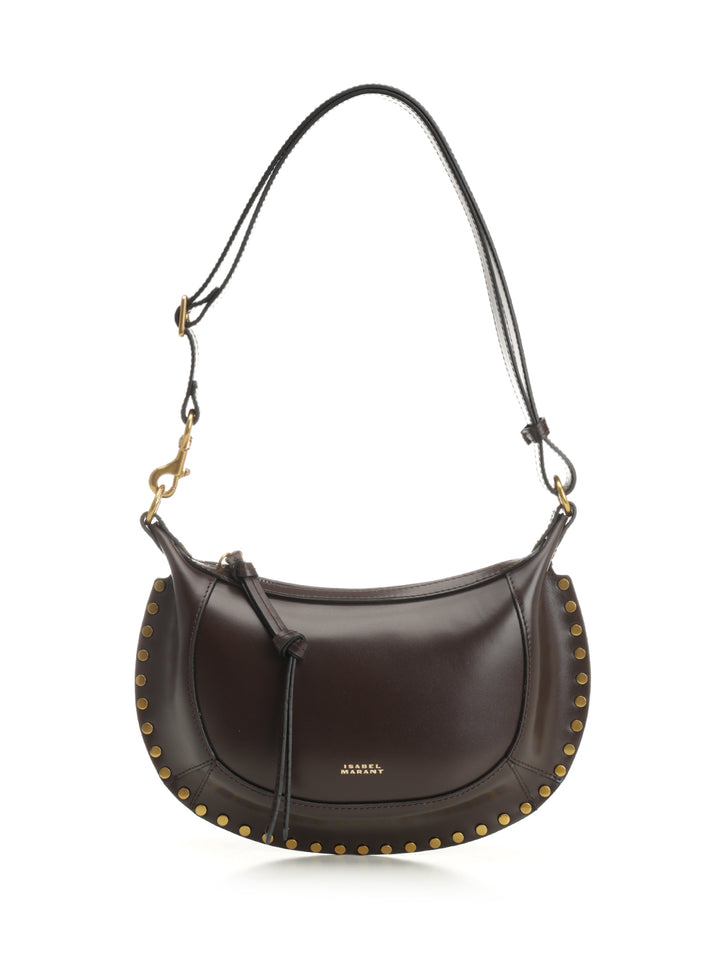 Isabel Marant Oskan Moon Bag Crossbody Bags - Marrone | a023272a6e994d3424baf6b72492d18728e50633