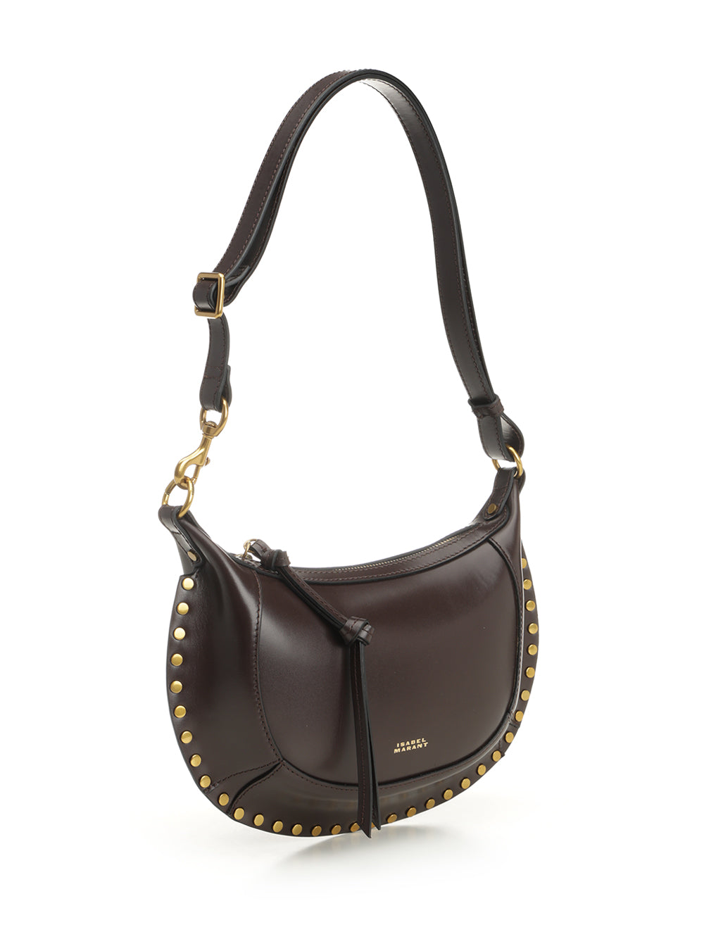 Isabel Marant Oskan Moon Bag Crossbody Bags - Marrone | 188d902453c3e58dae2a4b493c1cb0d2902d639a