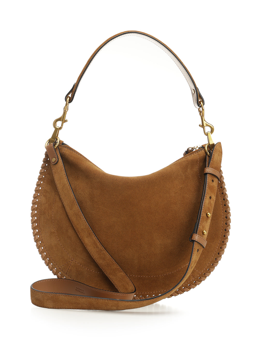 Isabel Marant Oskan Soft Zip Bag Crossbody Bags - Marrone | 792979c8bbfeae9c283ec1e5a62a46da682edb37