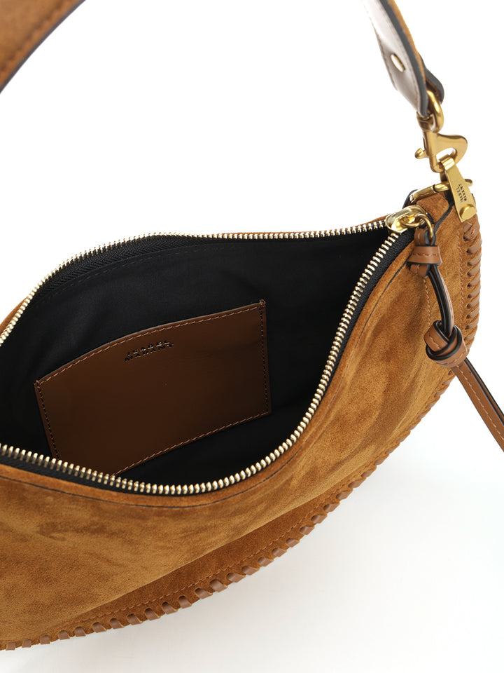 Isabel Marant Oskan Soft Zip Bag Crossbody Bags - Marrone | cd3ee935a5ddfd376c6d45fda1b9845dbc7991ed