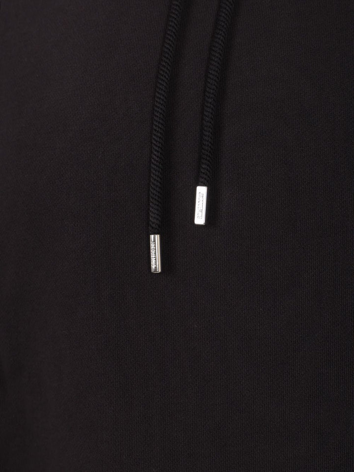 Jacquemus Cotton Hoodie Sweatshirts - Blu | 95140ed6487ee6cac7969b0771562d47d7d6a9b3