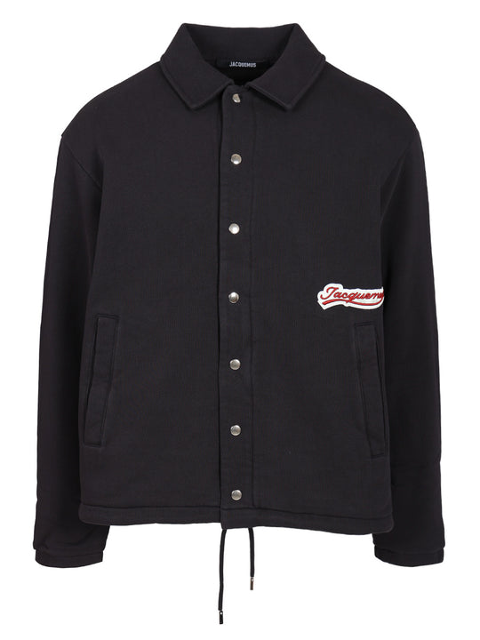 Cotton Twill Shirt Jacket Giacche Blu