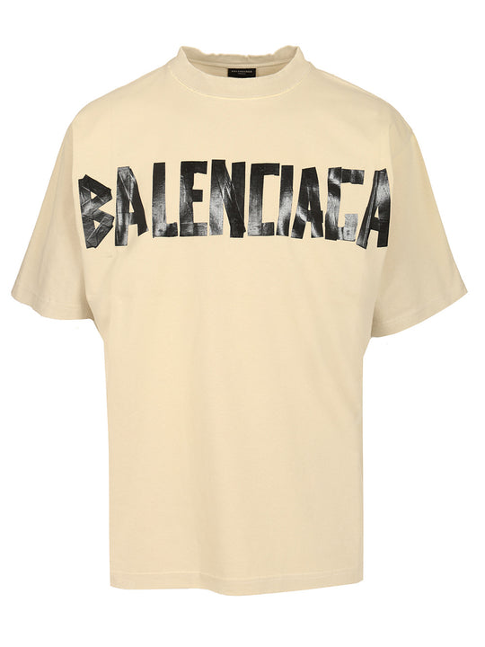 New Tape Type T-Shirt Beige