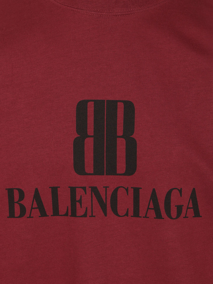 Balenciaga Nano Bb T-Shirt - Bordeaux | 90eefca7df73b5cc1c63e517d77d4a4430aad317