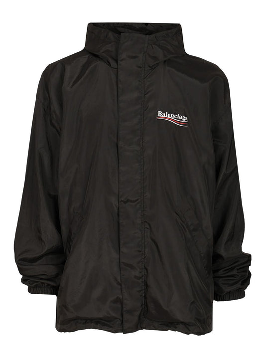 Waterproof Jacket With Hood Giacche Nero