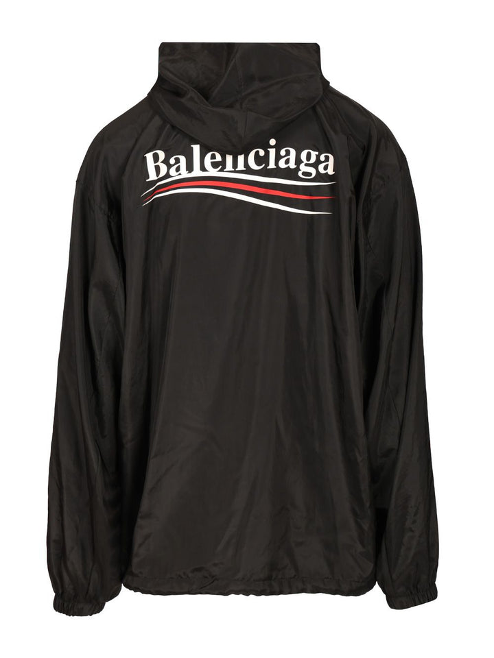 Balenciaga Waterproof Jacket With Hood Giacche - Nero | ed63182c1442a3edcfab0405e82986f29a318b8d