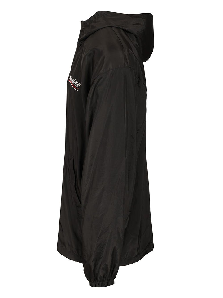 Balenciaga Waterproof Jacket With Hood Giacche - Nero | 00b88ea5108df6457a6acd9b6604a9627ccbc6c7