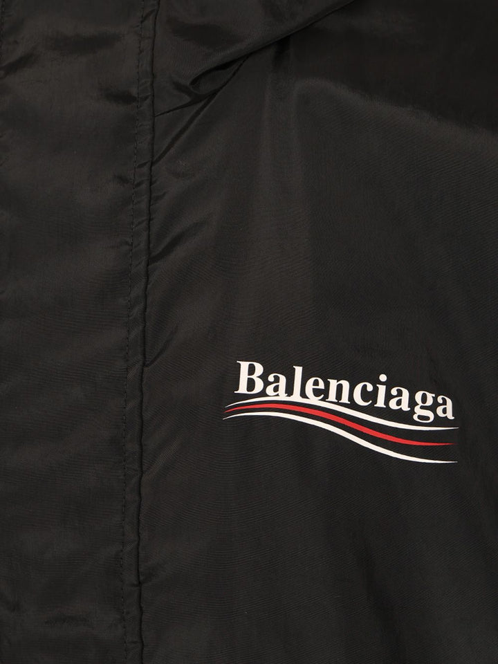 Balenciaga Waterproof Jacket With Hood Giacche - Nero | 338027ca49122381e2c64ea87f632fdd18d08280