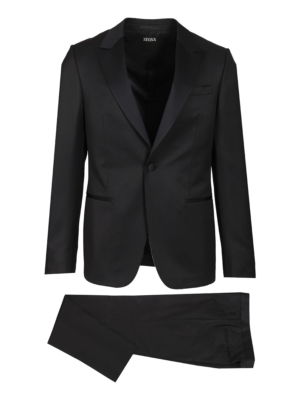 Ermenegildo Zegna Wool And Mohair Tuxedo Abiti - Nero | 984dc7ed8bb61e5bffd6c9387ad6e100e5f84ba1