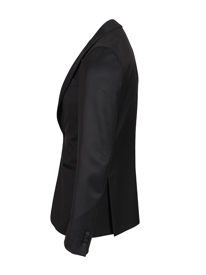 Ermenegildo Zegna Wool And Mohair Tuxedo Abiti - Nero | 5716c6d7398090b00c779f89fe7611f20f8bf1d7
