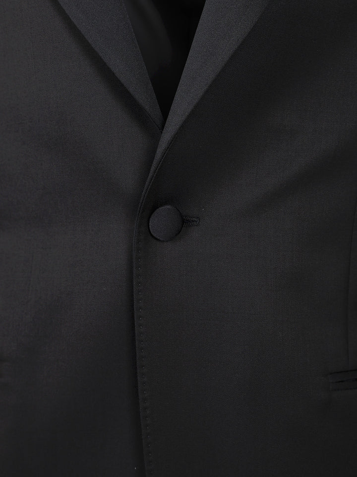 Ermenegildo Zegna Wool And Mohair Tuxedo Abiti - Nero | c8ad8c20816d1cf7df2c37291c7b95016fb1411a