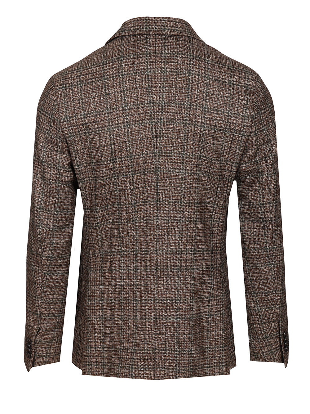 Ermenegildo Zegna Prince Of Wales Wool Jacket Giacche - Marrone | fe7eb0b7b60c1676db7e122adb72580b60e0deaf