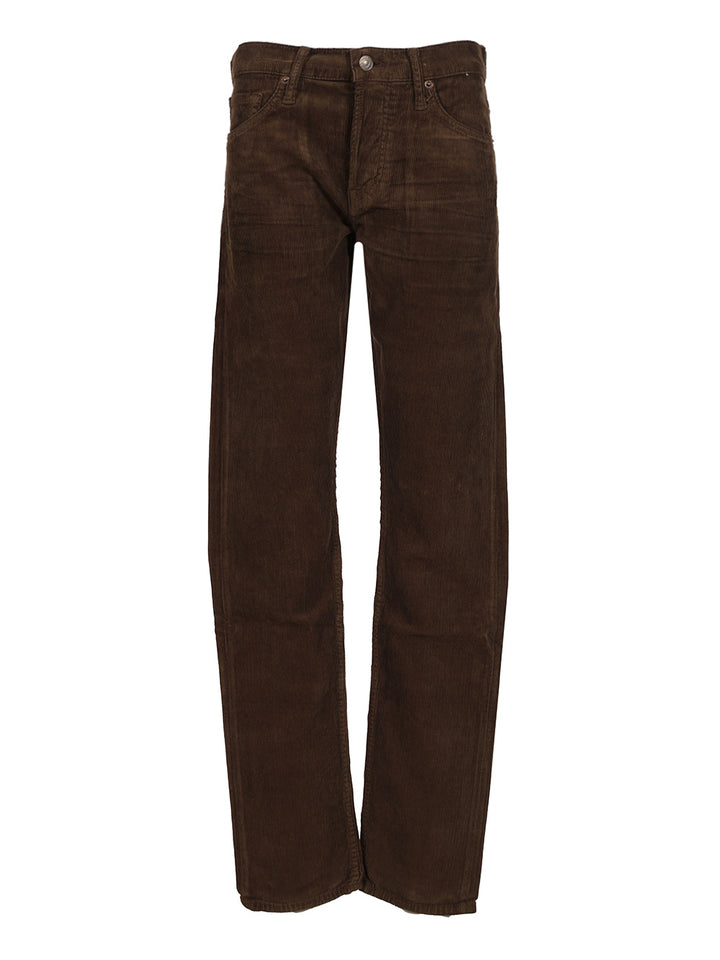 Tom Ford Velvet Trousers Jeans - Marrone | 1a2db324848a504f0e880488325d603b5bcfbc49