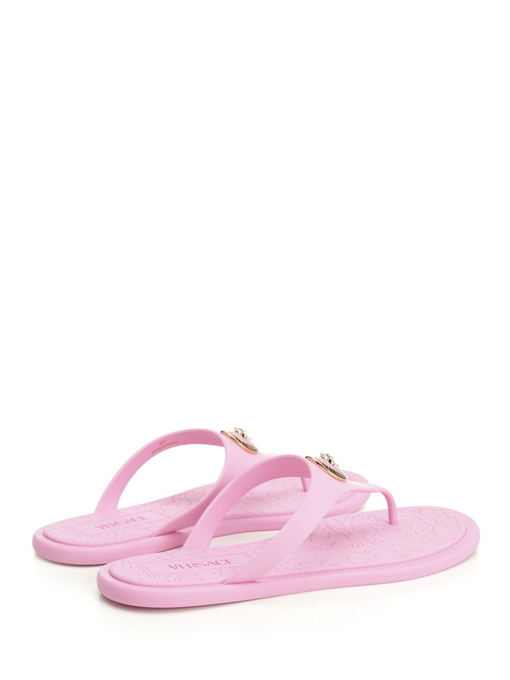 Versace Rubber Slides Sandali - Rose | 831e7b9020e0330dbd0bdc7bf875b54e6365034a